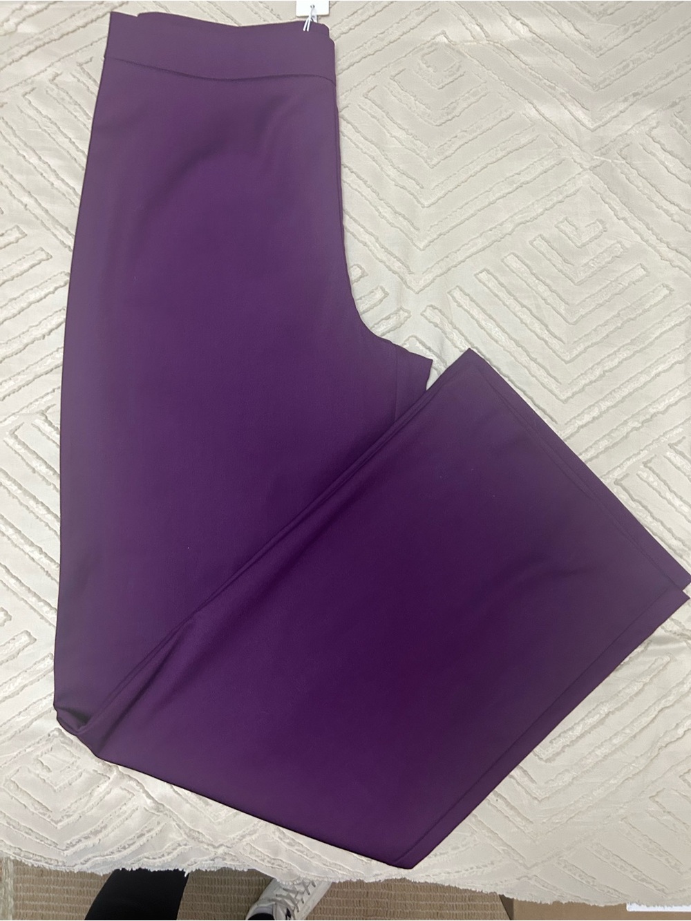 naked wardrobe Purple Wide-Leg Trousers